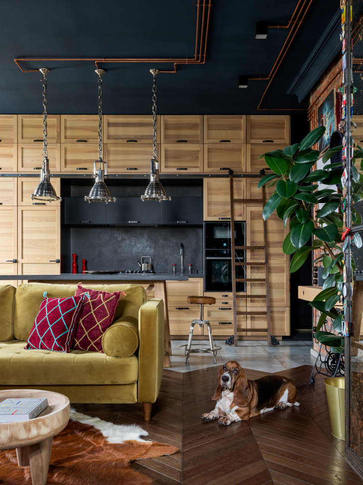 This industrial-inspired penthouse loft boasts chic interiors and ... - Apartment With Industrial View Luxurious