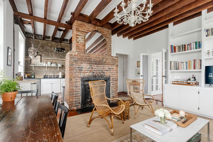 Exposed Brick Apartment Therapy