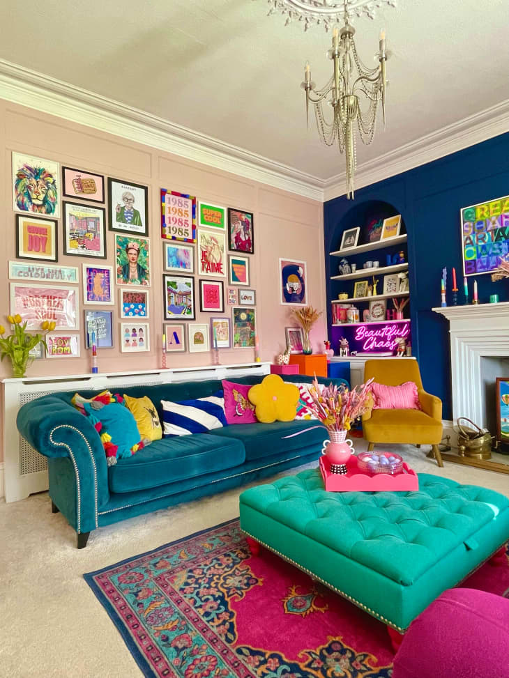 Tour an English Stone House With Maximalist Interior Decor | Apartment ...