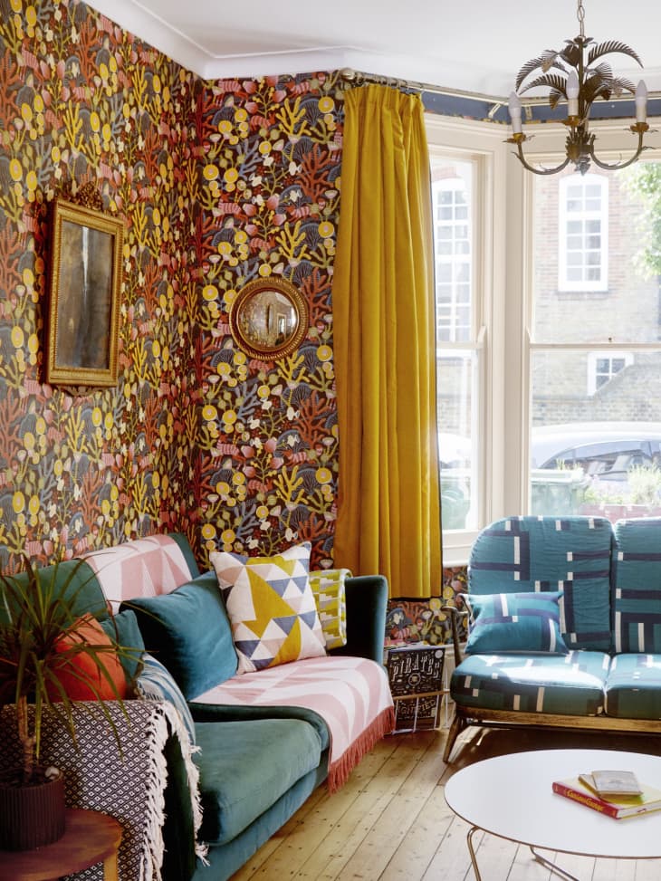 Tour a Colorful UK Home of a Textile Designer: Photos | Apartment Therapy