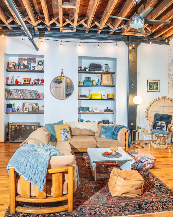See Inside a Maximalist Industrial Jersey City Heights Loft | Apartment ...