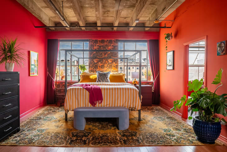 A Colorful Bedroom Makeover Adds “a Dose of Dopamine” | Apartment Therapy