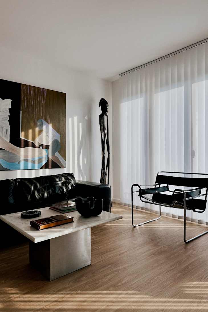 Gallery Detail: Tour A Calm Small Paris Apartment With Light Modern Art