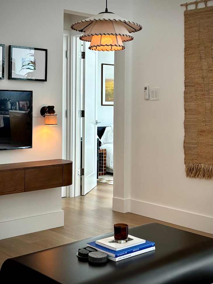 Tour a Small LA Apartment with Gorgeous Moody Lighting | Apartment Therapy