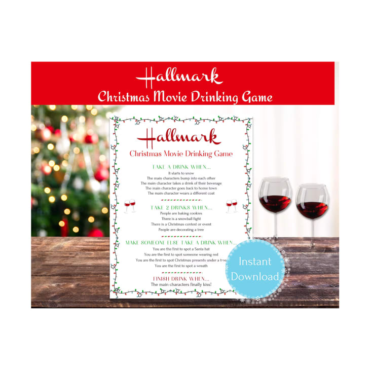 Hallmark Movie Drinking Game Printable Top Sellers | aria-database.com