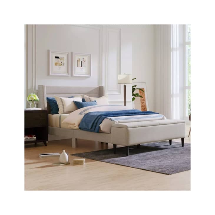 Walmart raised discount bed frame
