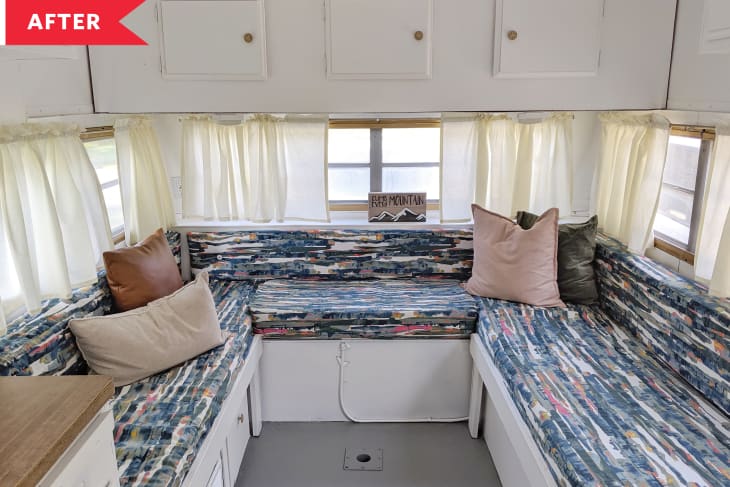 Before After Full Retro RV Remodel Photos | Apartment Therapy