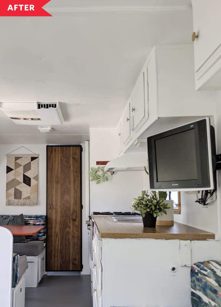 Before After Full Retro RV Remodel Photos | Apartment Therapy