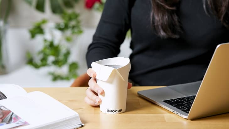 Foldable Paper Cup Kickstarter Reduces Plastic Waste | Apartment Therapy