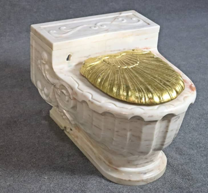 Frank Sinatra Auction Gold Toilet Apartment Therapy