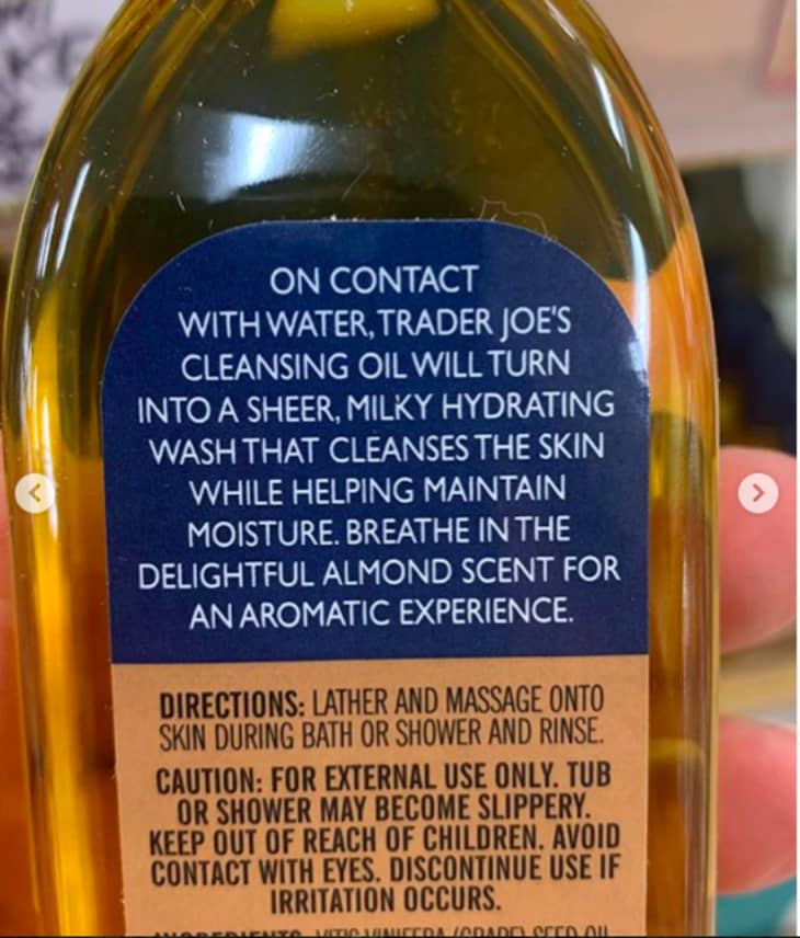 Trader Joe's Shower & Bath Cleansing Oil Review | Apartment