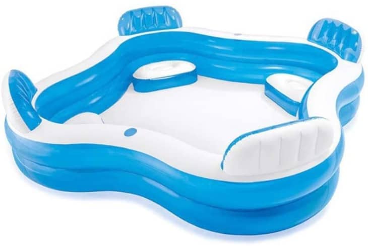 inflatable pool in apartment