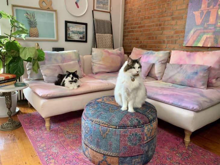 Tie-Dye Sofa DIY | Apartment Therapy