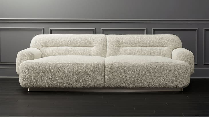 Gabrielle Union's Boucle Sofa | Apartment Therapy