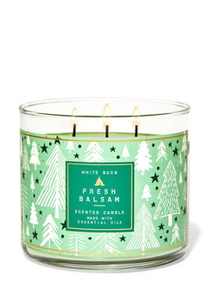 candles bath and body works christmas