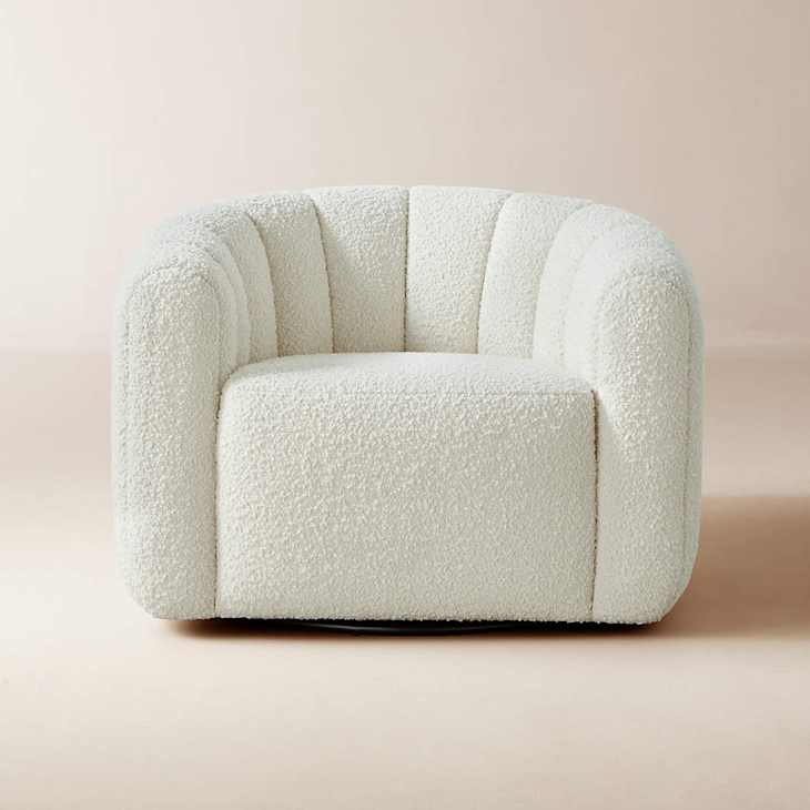 ♡curly♡ 美品♡OHGA BALLOON アイボリー This Target Threshold Accent Chair Looks Like CB2's Fitz
