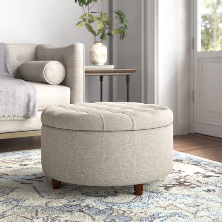 Ottoman for blankets deals