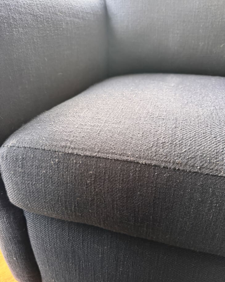 A 2 Pumice Stone Removes Fabric Pilling from Furniture Apartment Therapy