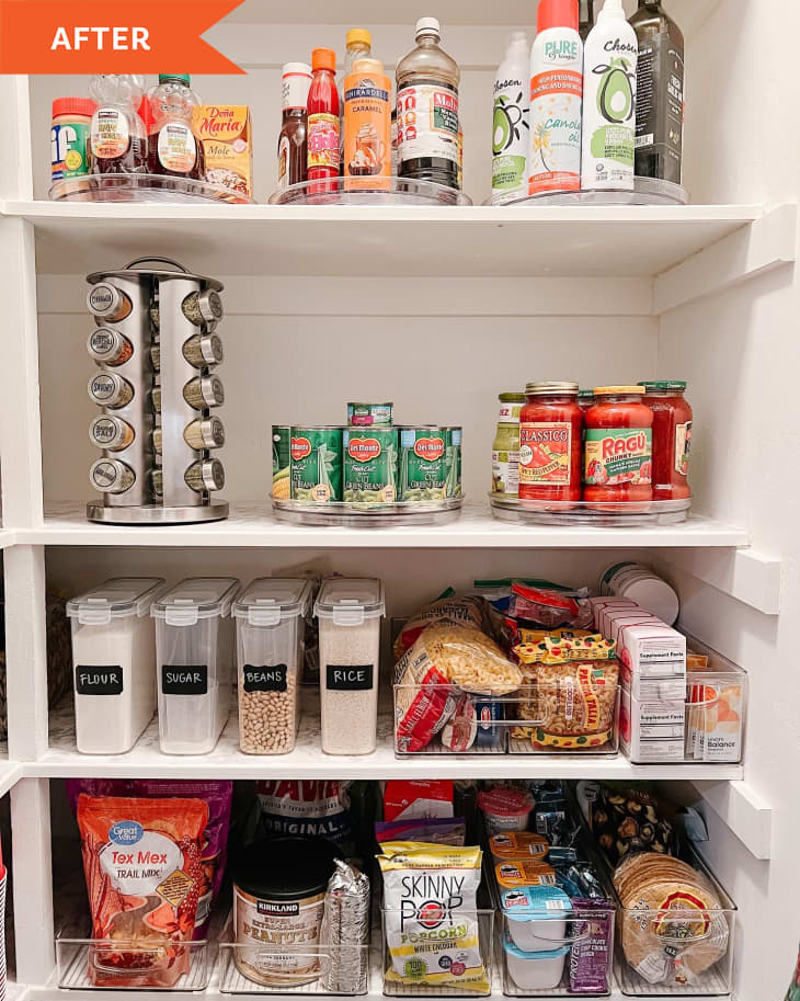 B&A: Disorganized, Overstuffed Pantry Gets a $300 Overhaul | Apartment ...