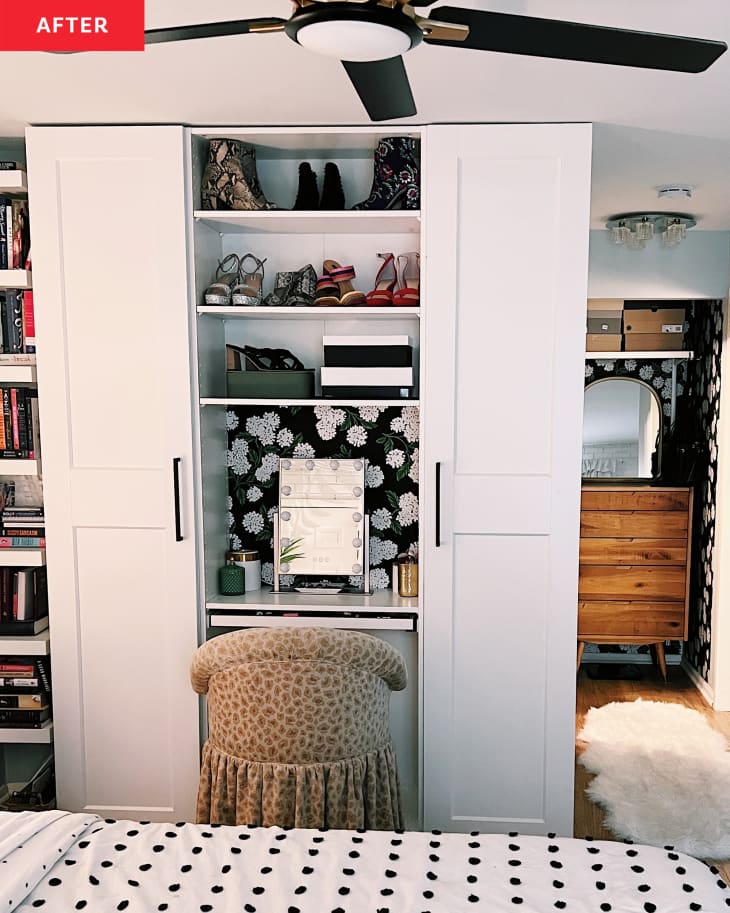 Wardrobe with hotsell dressing table ikea