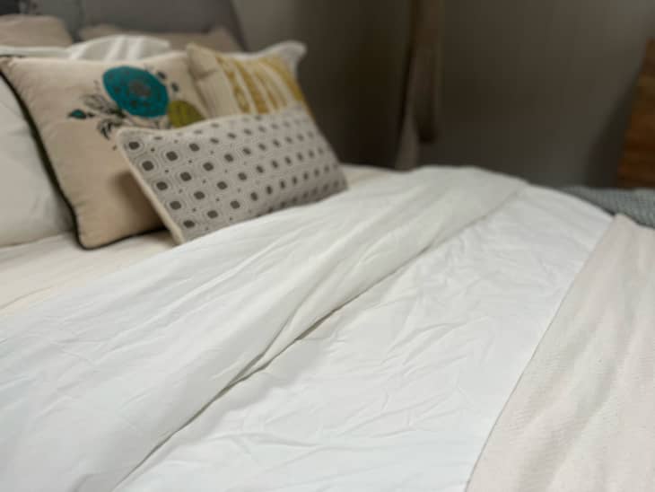 I Tried This 0 Hack to Get a WrinkleFree Bed Without an Iron