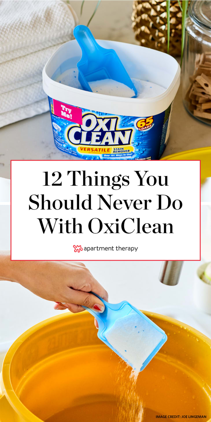 OxiClean Directions 12 Things You Shouldn't Do with OxiClean