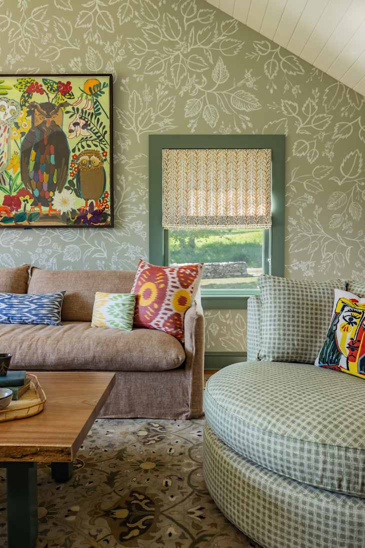 Patterned Living Room Sofas Are Trending for 2026 | Apartment Therapy