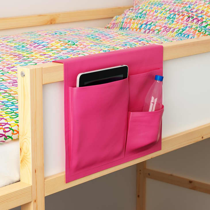 Bunk bed store side storage