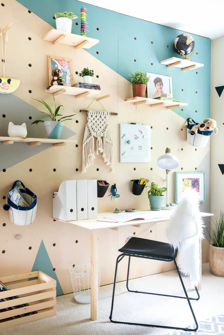 Pegboard clearance living room