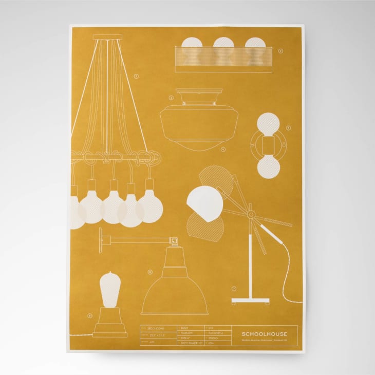 This Well Designed Wall Calendar from Schoolhouse Doubles as Art