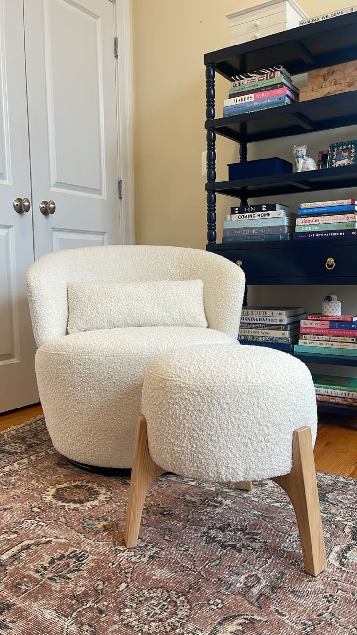Castlery Amber Bouclé Swivel Chair & Kit Bouclé Stool Review