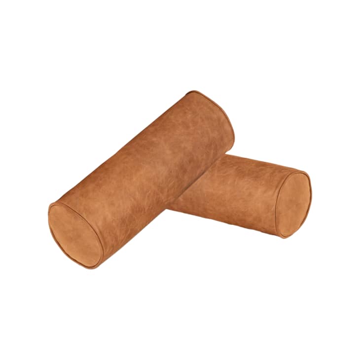 The Oversized Bolster Pillow Trend Is Pretty and Practical Apartment