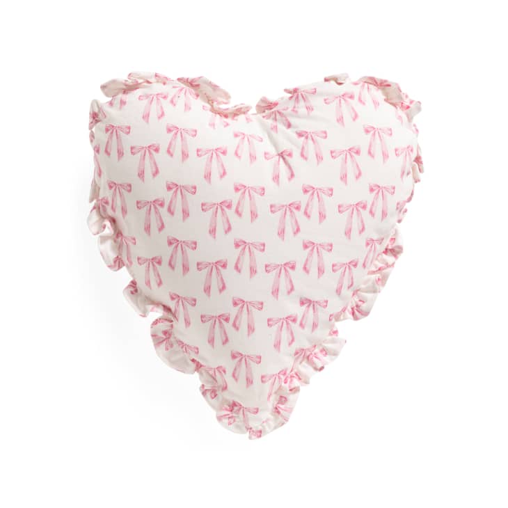 T.J. Maxx Is Selling a $20 Heart-Shaped Bow Pillow for $20 | Apartment ...