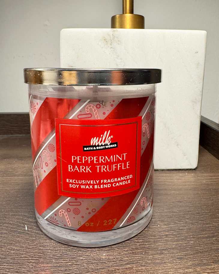 Bath & Body Works x Milk Bar Review: Peppermint Bark Truffle Scent