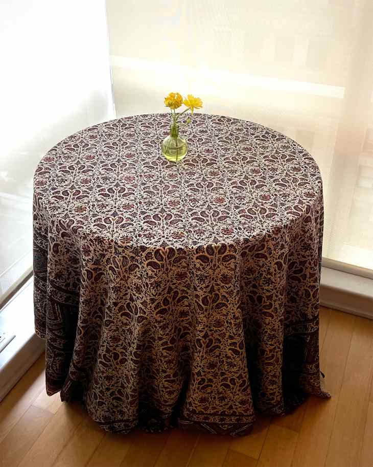 How To Use a Rug As a Tablecloth (and Why You Should) | The Kitchn