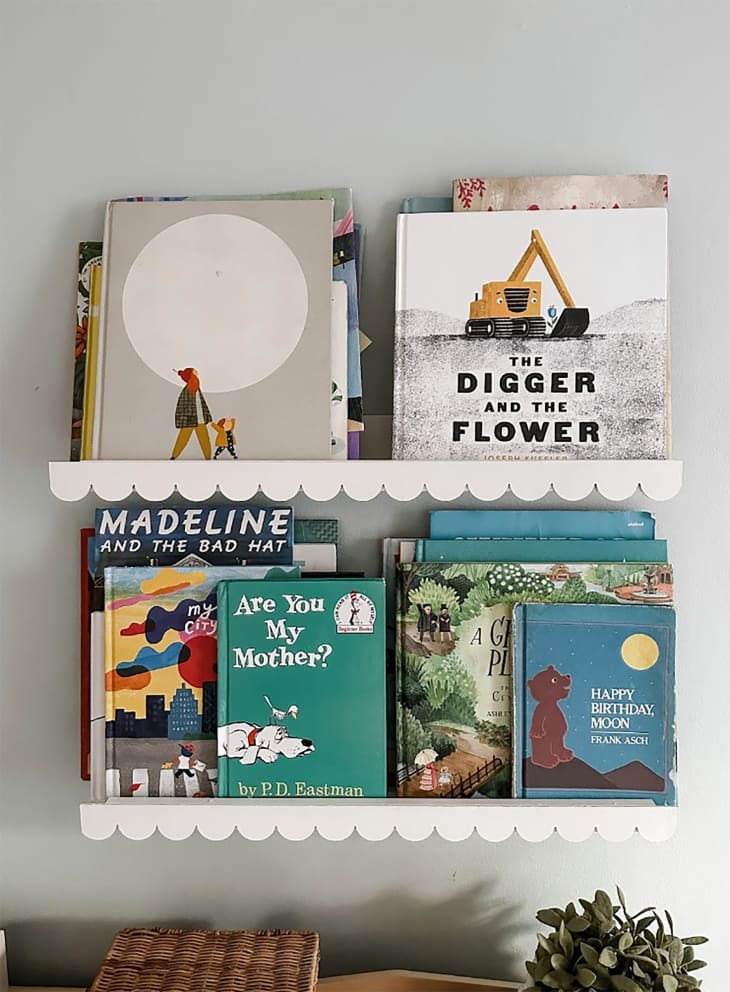 This IKEA MOSSLANDA Hack Turns a Simple Picture Ledge into a Trendy