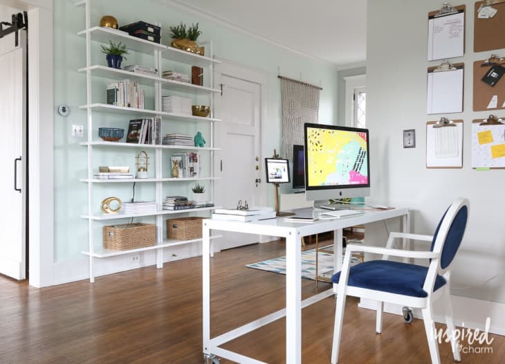 Here s How to Style CB2 s Stairway Bookcase In Any Room of a House Apartment Therapy