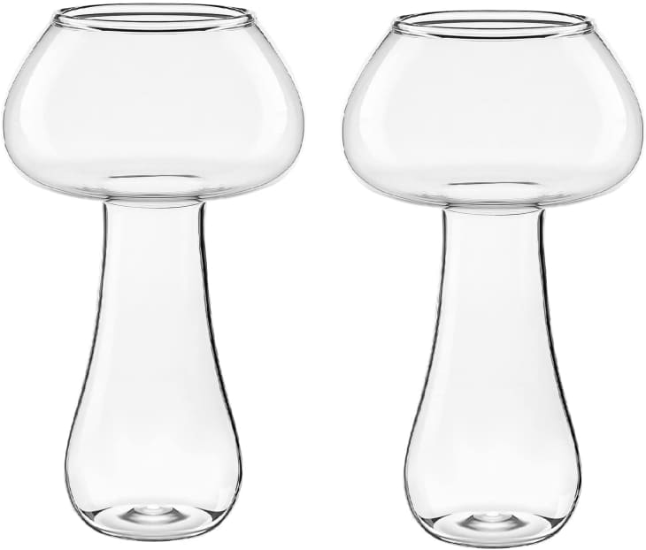 These TikTok-Famous Mushroom Glasses Are Only $25 a Pair On