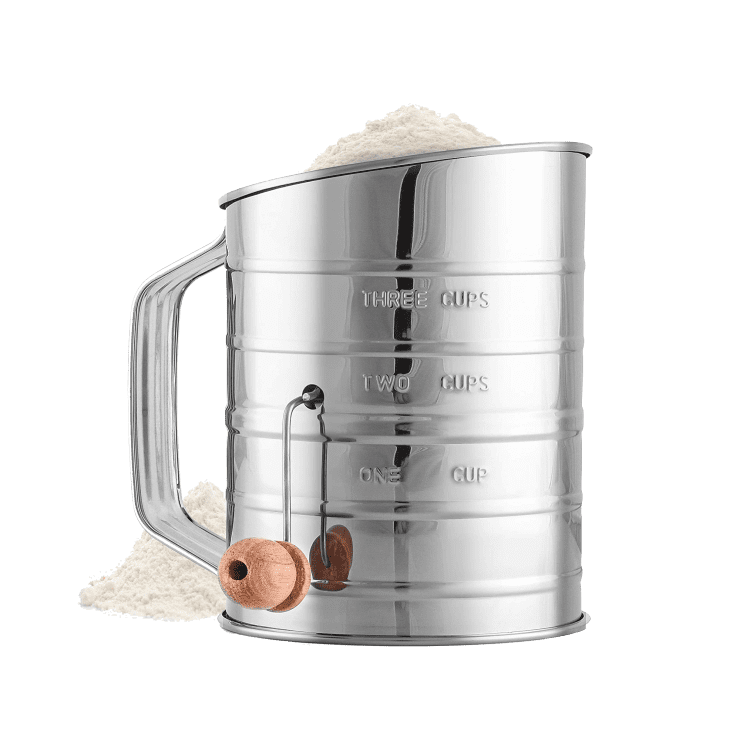 Zulay 3 Cup Stainless Steel Flour Sifter at Amazon