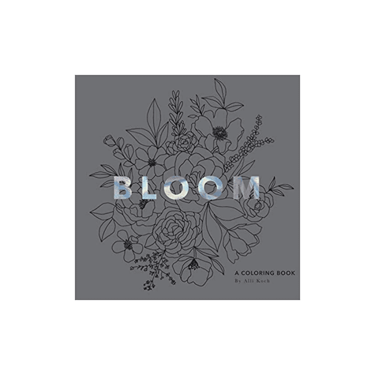 Product Image: "Bloom: A Flower Coloring Book"
