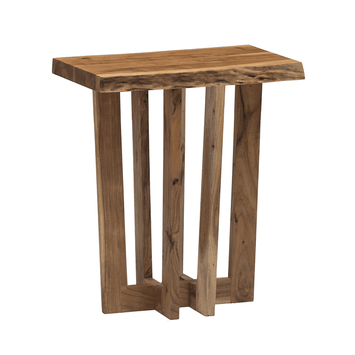 Berkshire Live Edge Solid Wood End Table at Amazon