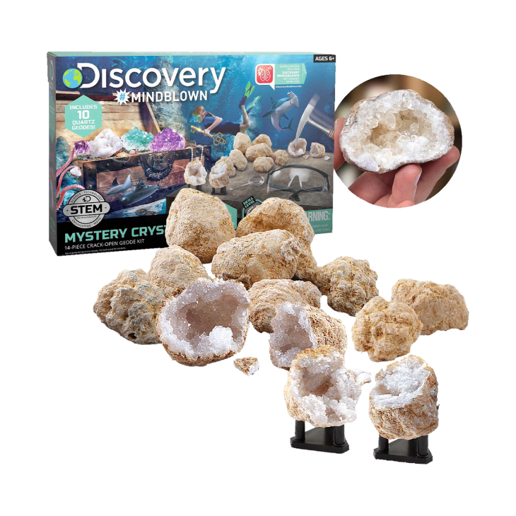 Discovery #MINDBLOWN Crystal Geode Excavation Kit at Macy's