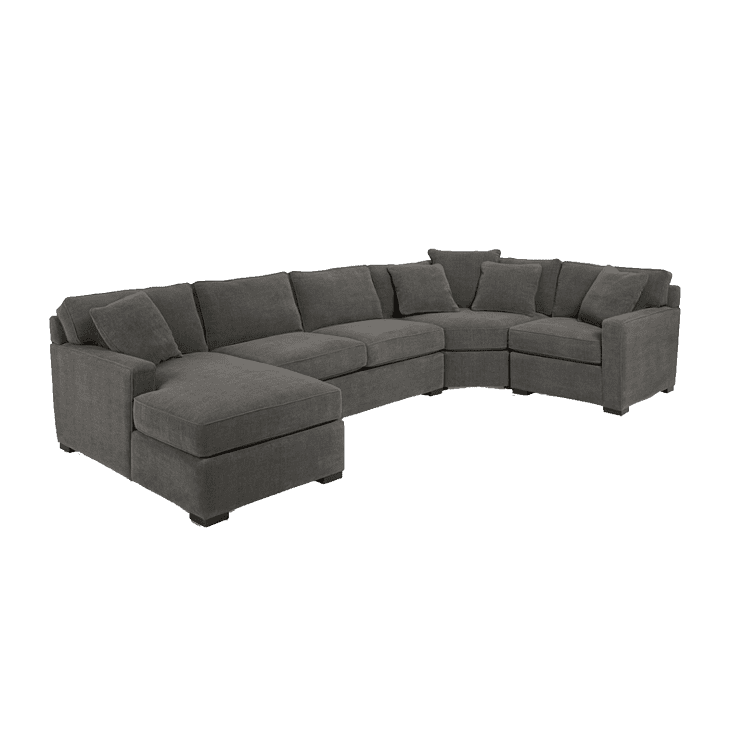 Radley 4-Piece Fabric Chaise Sectional Sofa at Macy's
