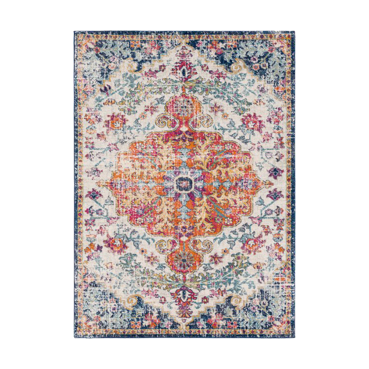 Product Image: Art of Knot Sandhya Bohemian Traditional Blue Area Rug, 6'7" x 9'
