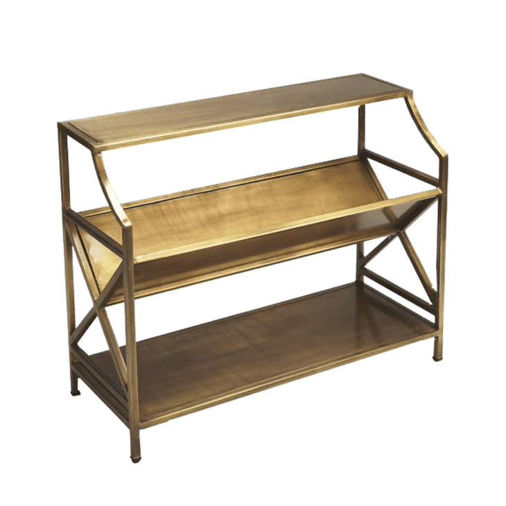 Product Image: Penza Bookcase in Gold