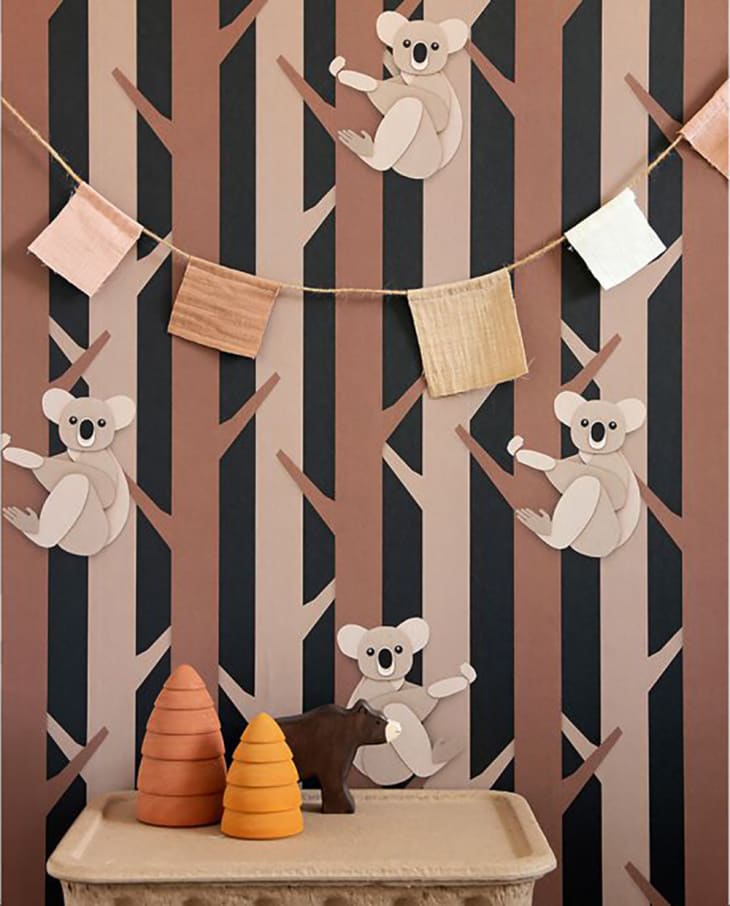 Product photo of Studio Ditte 3D wallpaper with koala pattern
