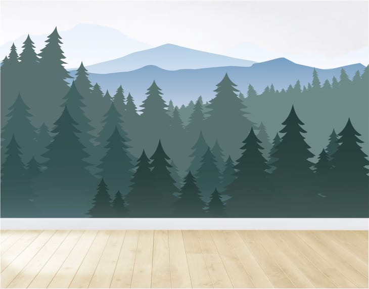 Product Image: Mountain Wall Decal (72"W x 48" H)