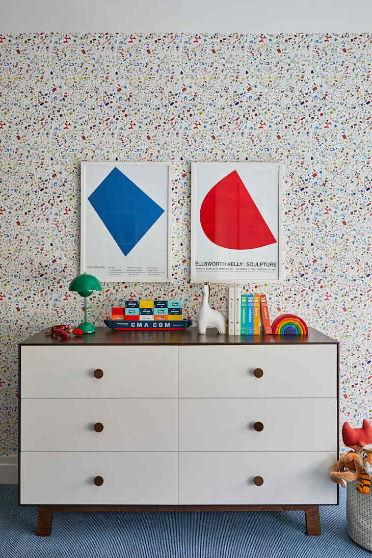This Nursery Has Wall-to-Wall Gorgeous Blue Electric Rug | Cubby