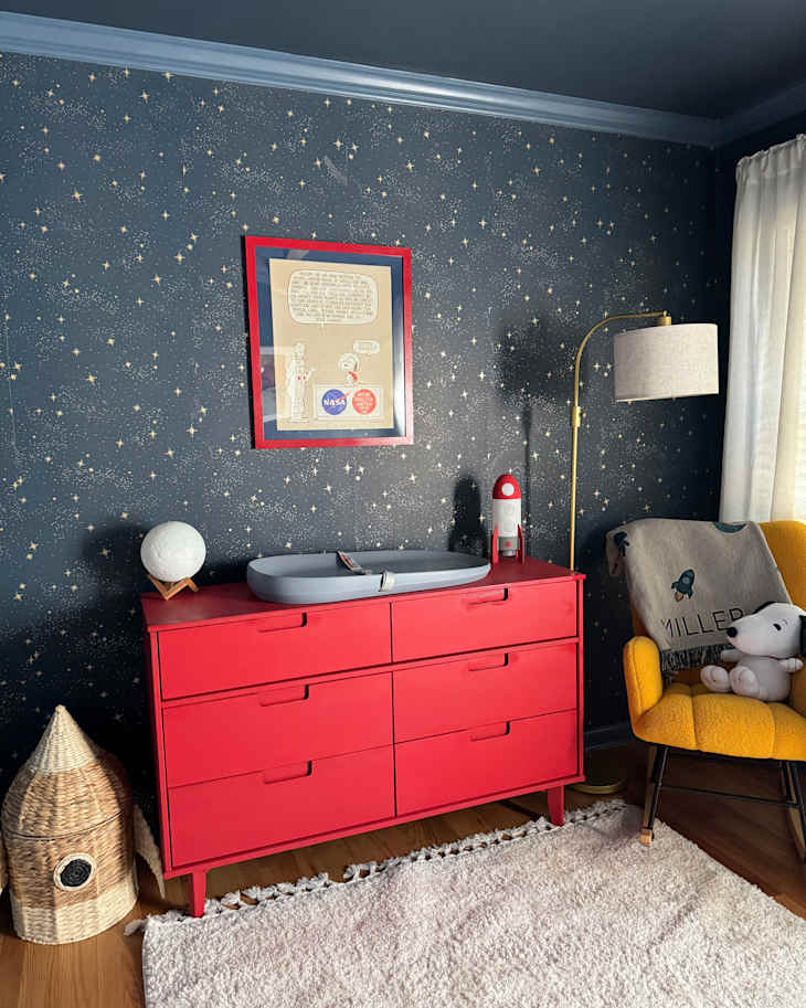 Before & After: This Space-Themed Nursery Is So Moody | Cubby