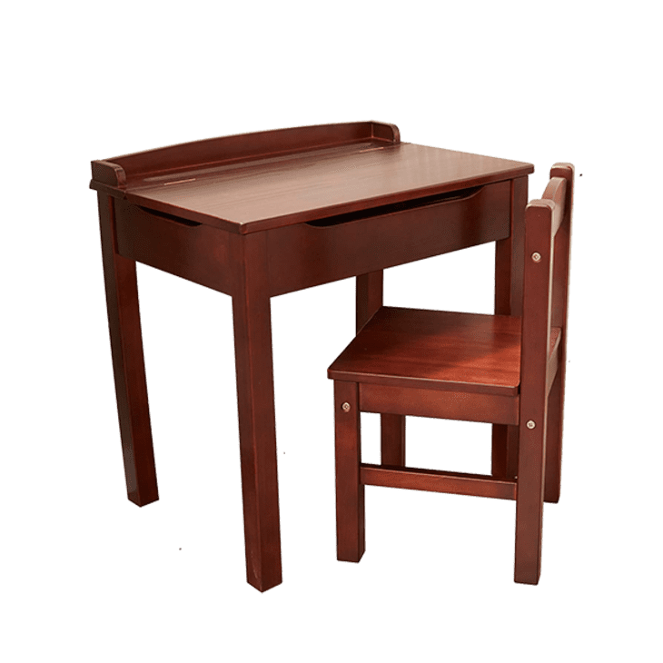 Melissa & Doug Wooden Lift-Top Desk & Chair at Amazon